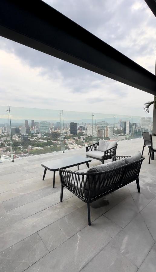 Ferienwohnung Loft Con Increible Vista Zona Polanco Condesa - Gym Y Business Center Mexiko-Stadt Exterior foto