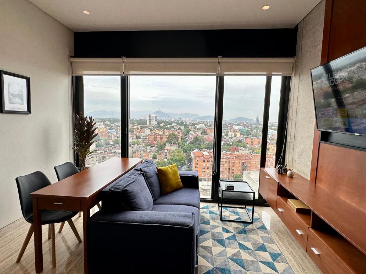 Ferienwohnung Loft Con Increible Vista Zona Polanco Condesa - Gym Y Business Center Mexiko-Stadt Exterior foto